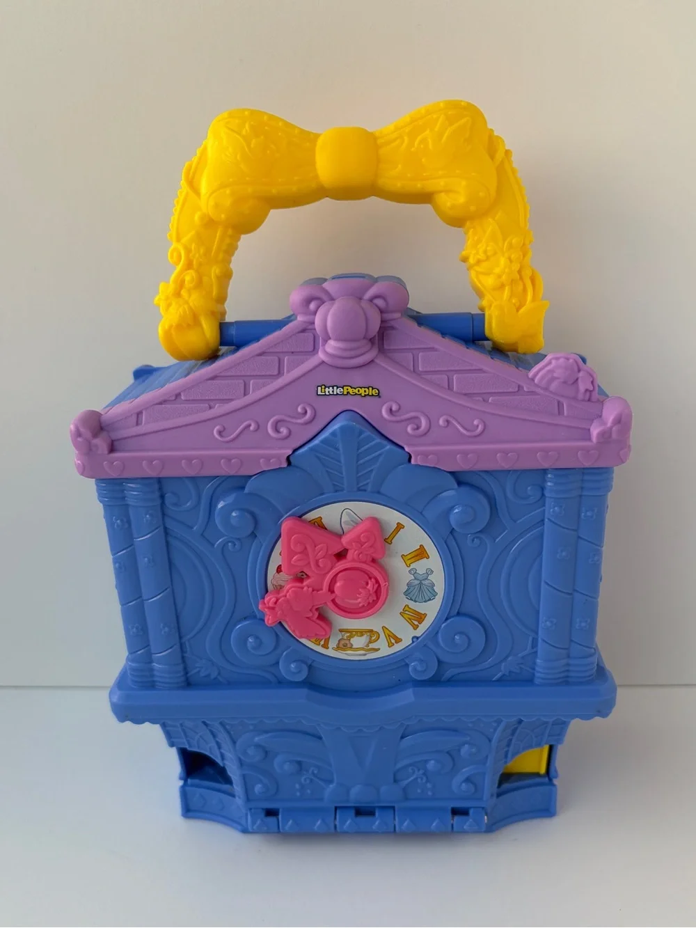 Fisher Price Little People Disney Princess Cinderella On The Go Clock Playset